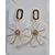 boucles d'oreilles marguerite