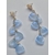 parure pétale bleu