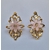 boucles d'oreilles baroque rose