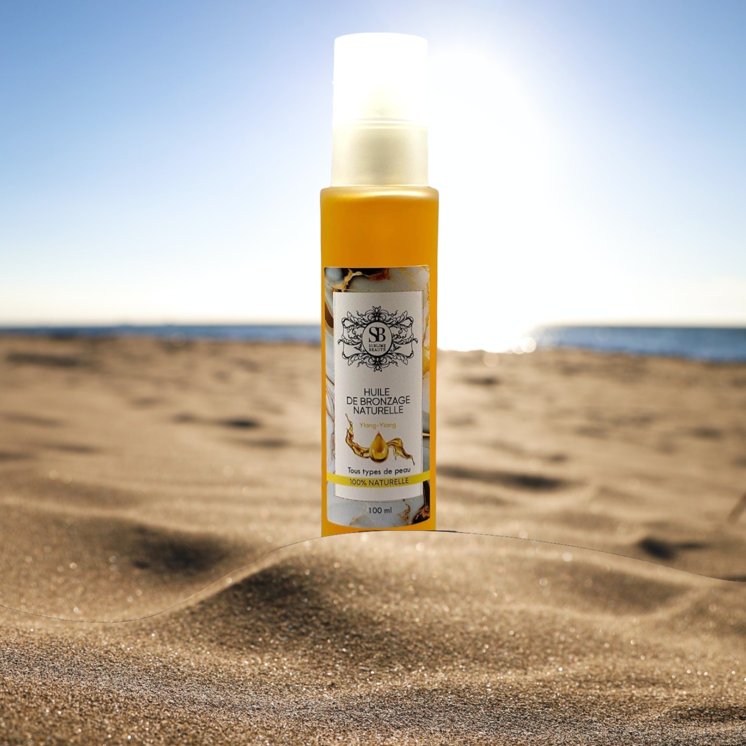 huile de bronzage -Photoroom