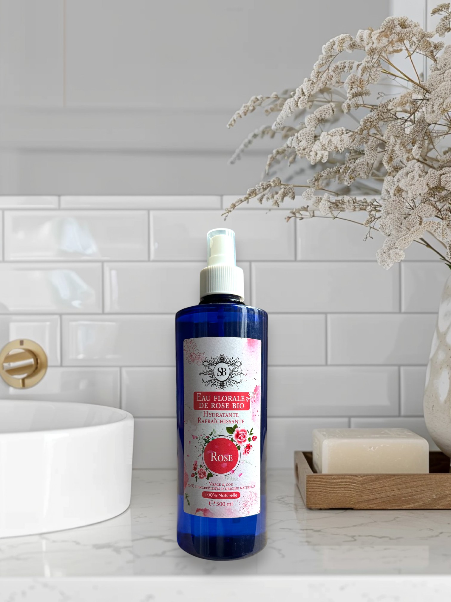 eau à la rose 500ml -Photoroom