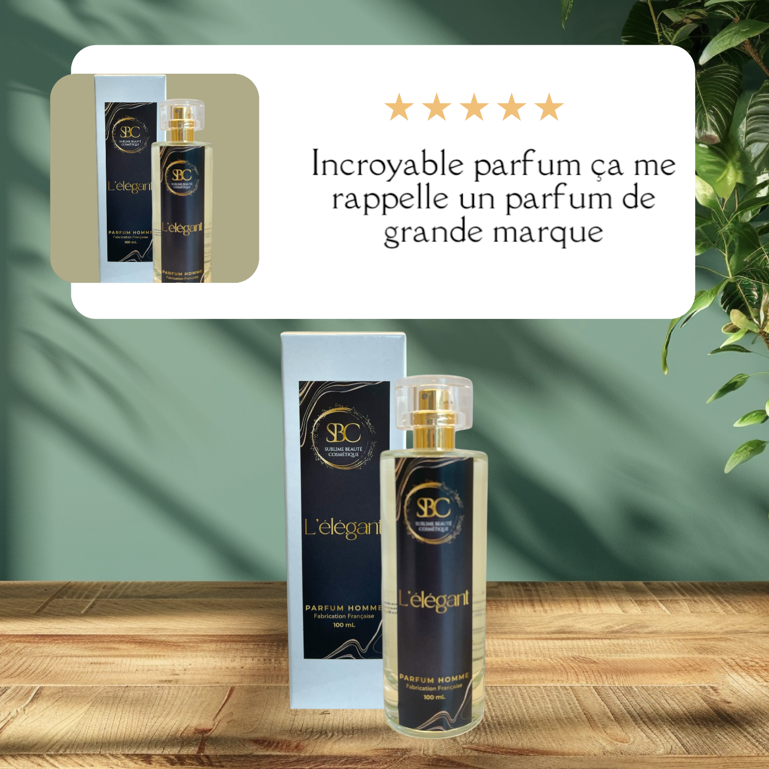 Parfum homme élégant 100ml
