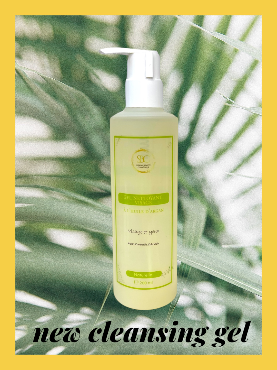 Gel nettoyant Argan camomille