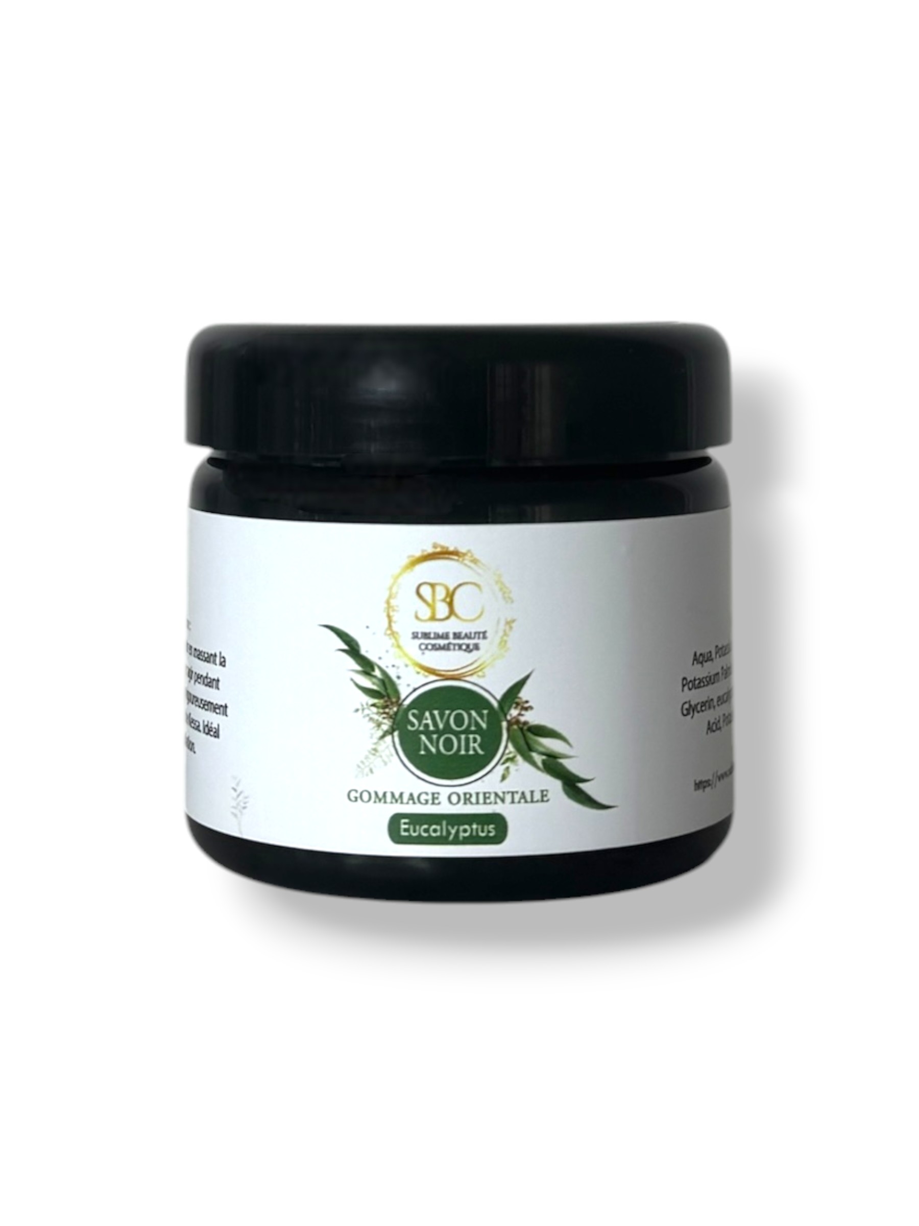 savon noir eucalyptus exfoliant 200g