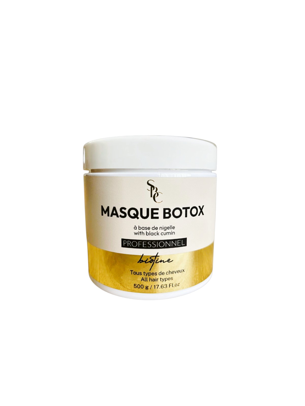 masque botox au nigelle professionnel 500ml