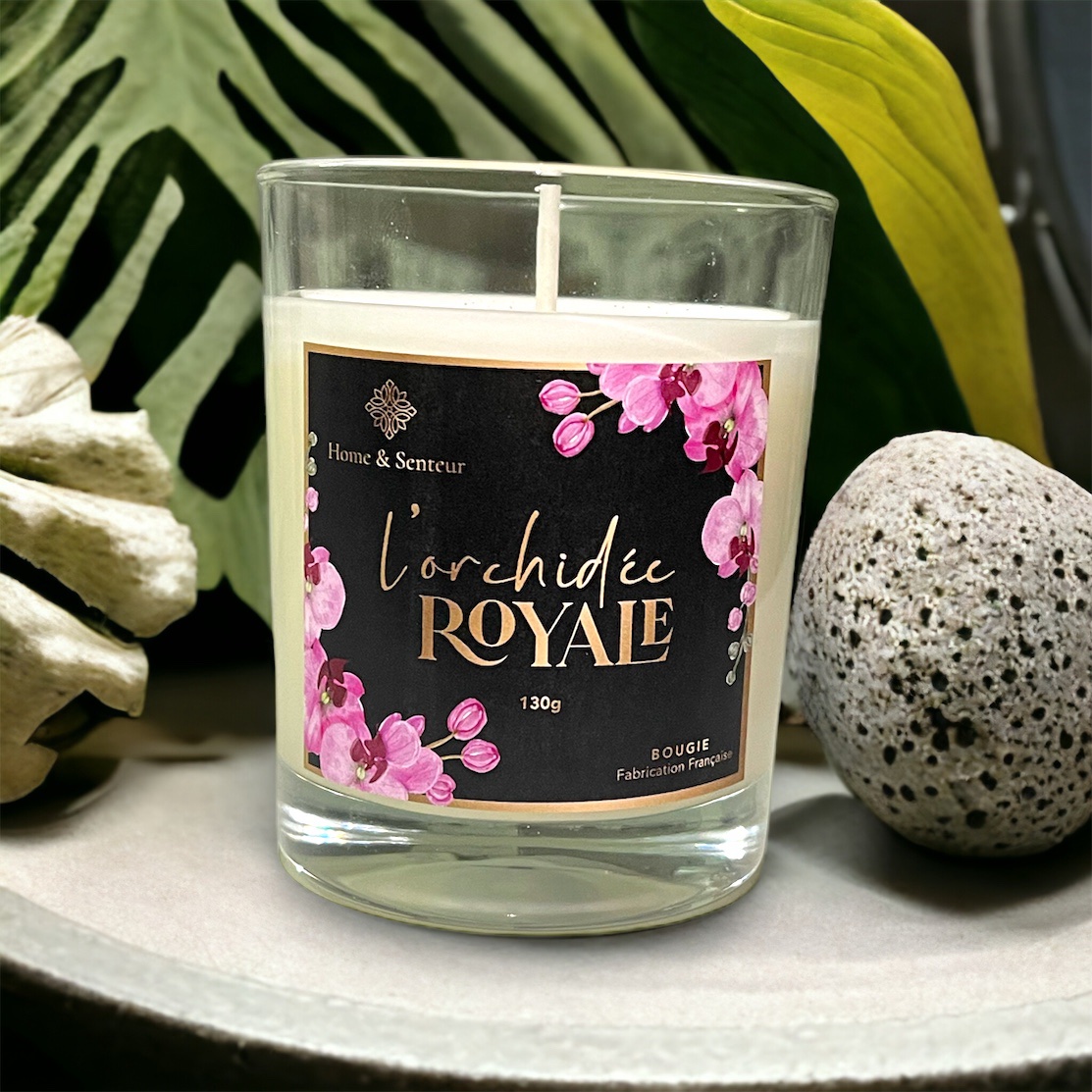 Bougie parfumée orchidée royale (1)
