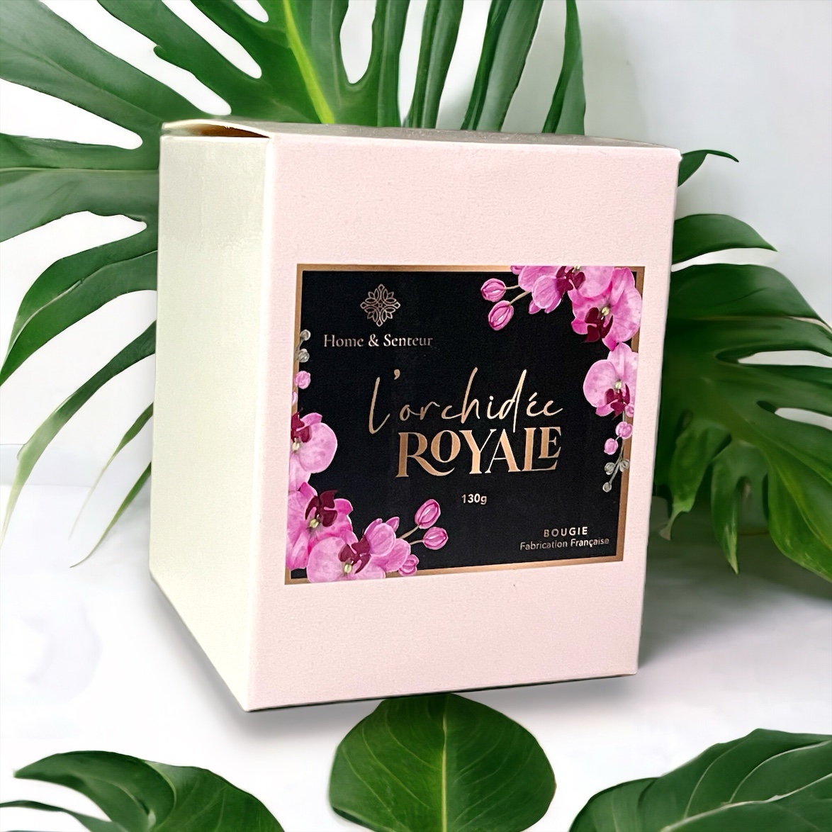 Bougie parfumée orchidée royale (4)