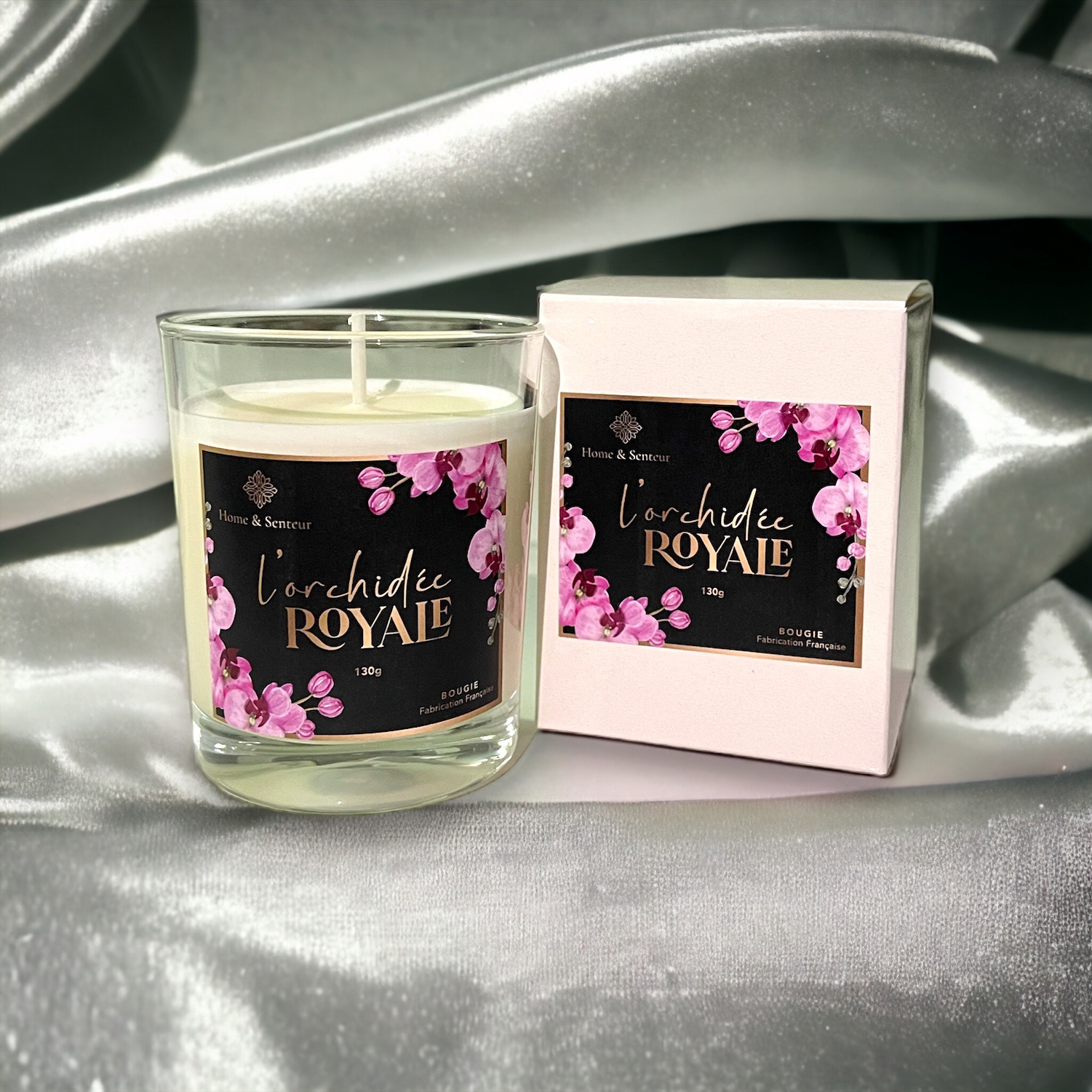 Bougie parfumée orchidée royale (3)