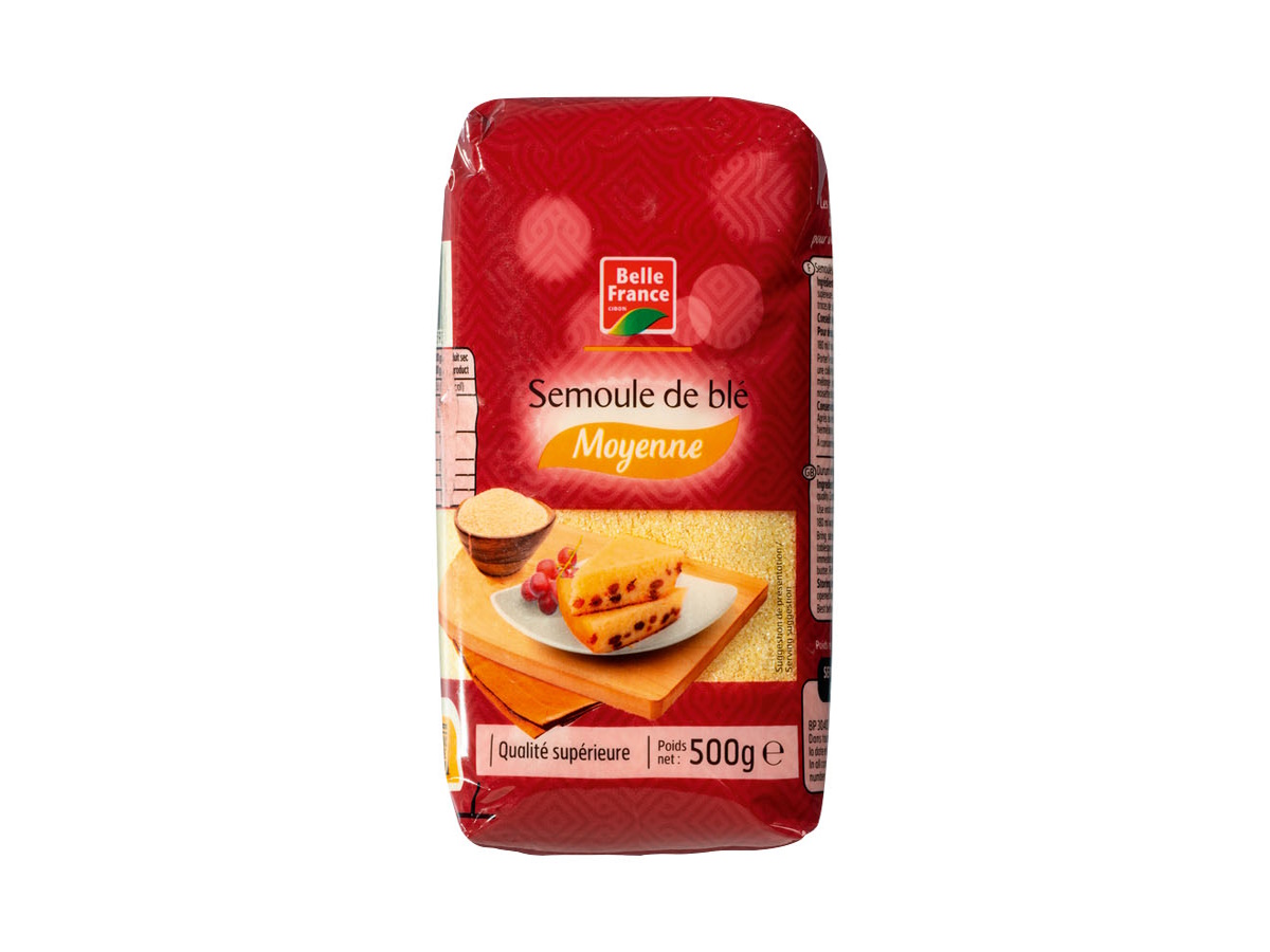Semoule de Blé Moyenne 500g Belle France