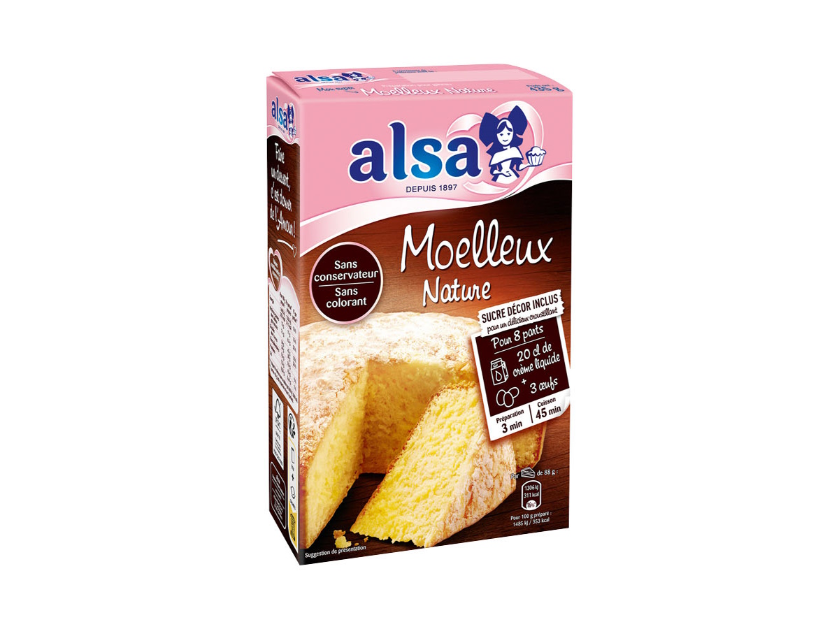 Moelleux Nature 435g Alsa