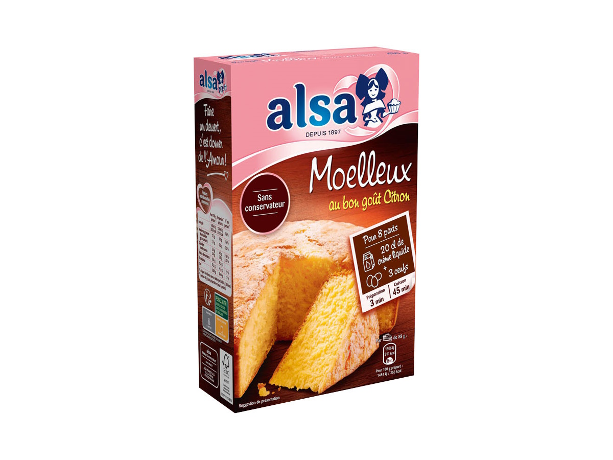 Moelleux au Citron 435g Alsa