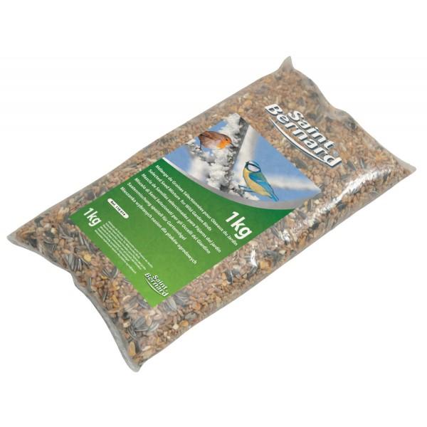 Mélange de Graines pour Oiseaux de la Nature 1kg Saint Bernard