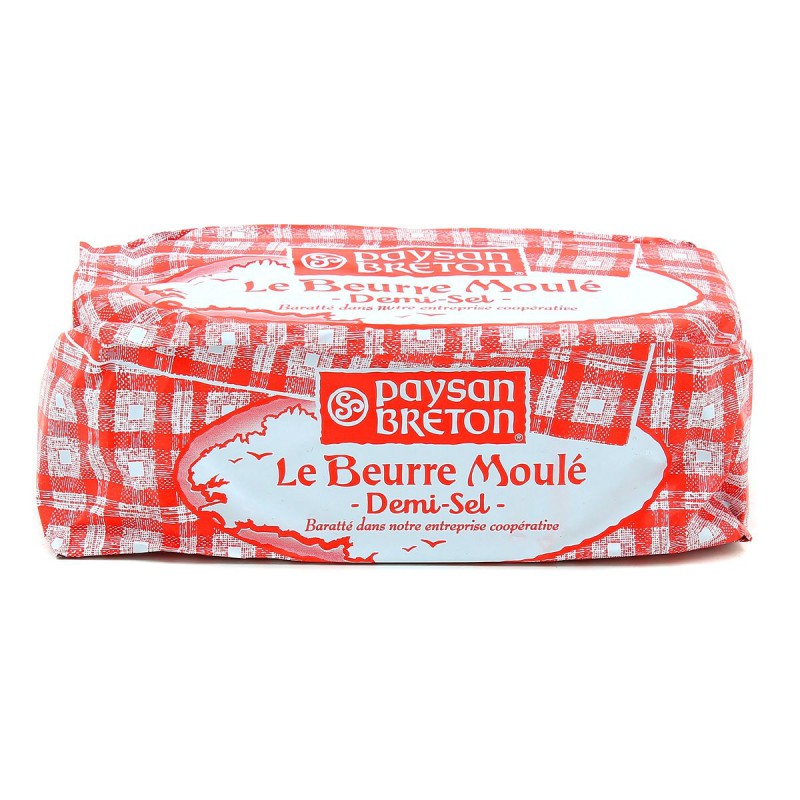 Le Beurre Moulé Demi-Sel 500g Paysan Breton