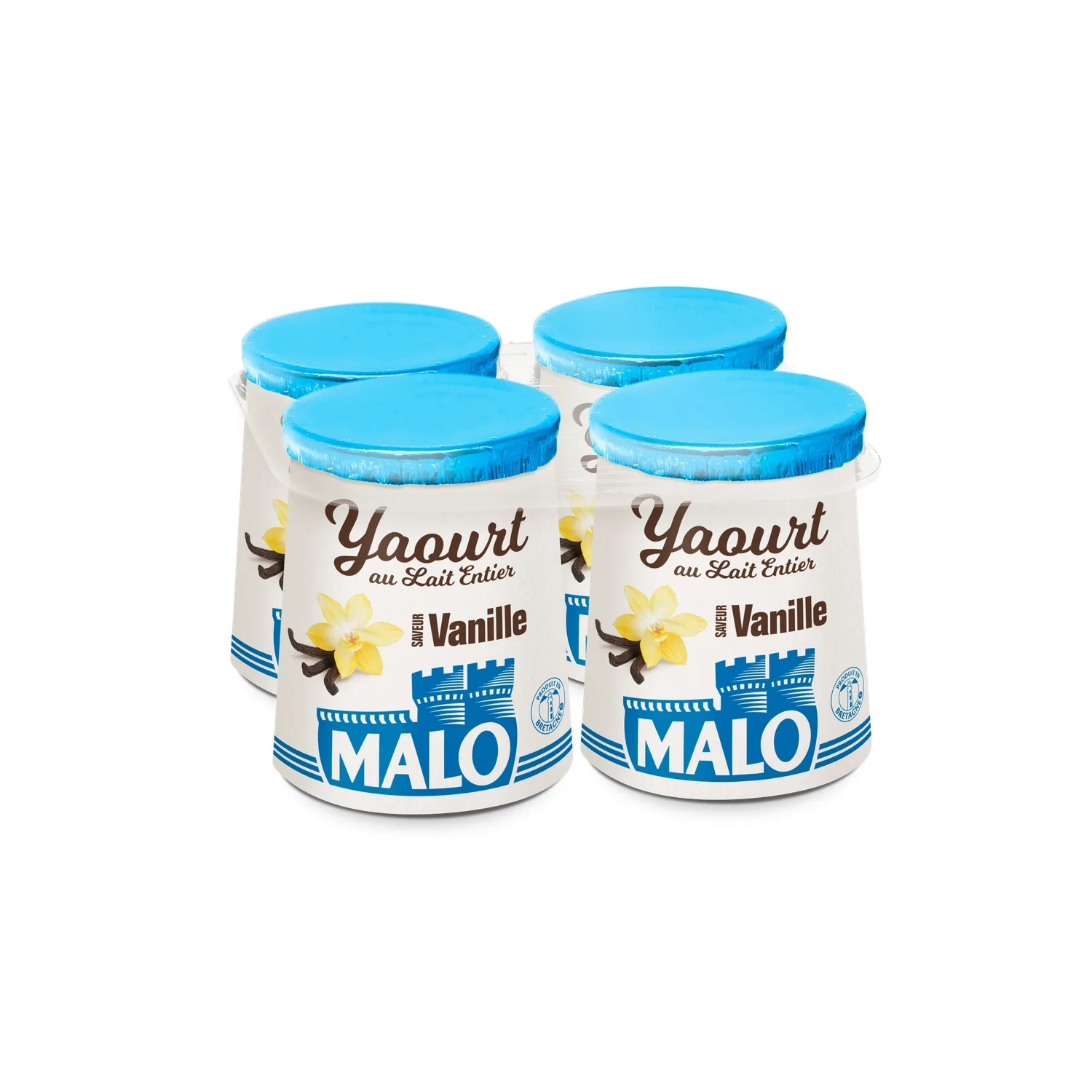 Yaourt Vanille x4 500g Malo