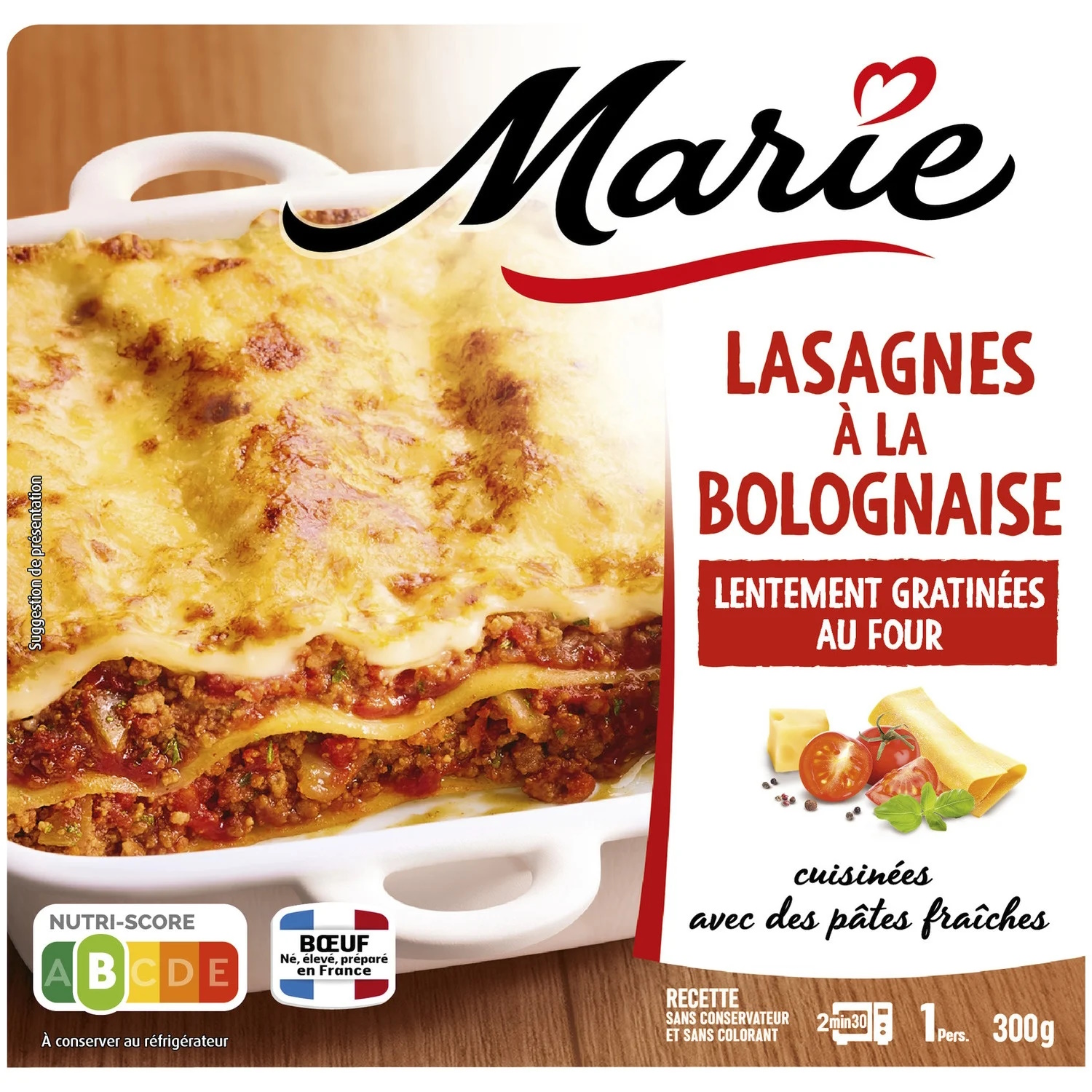 Lasagnes à la Bolognaise 300g Marie
