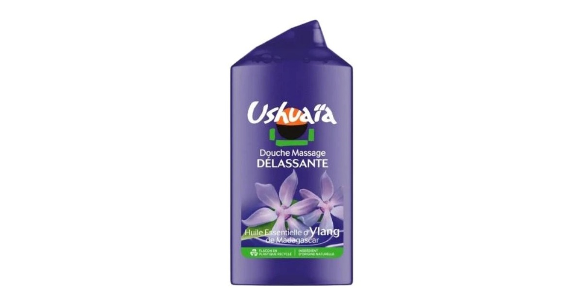 Gel Douche Huile Essentielle d\'Ylang de Madagascar 300ml Ushuaïa