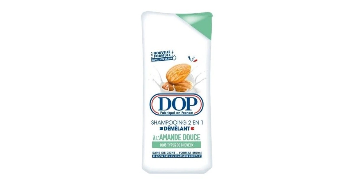 Shampooing 2 en 1 Démêlant à l\'Amande Douce 400ml Dop