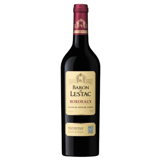Vin Rouge Bordeaux Baron de Lestac AOP 75cl
