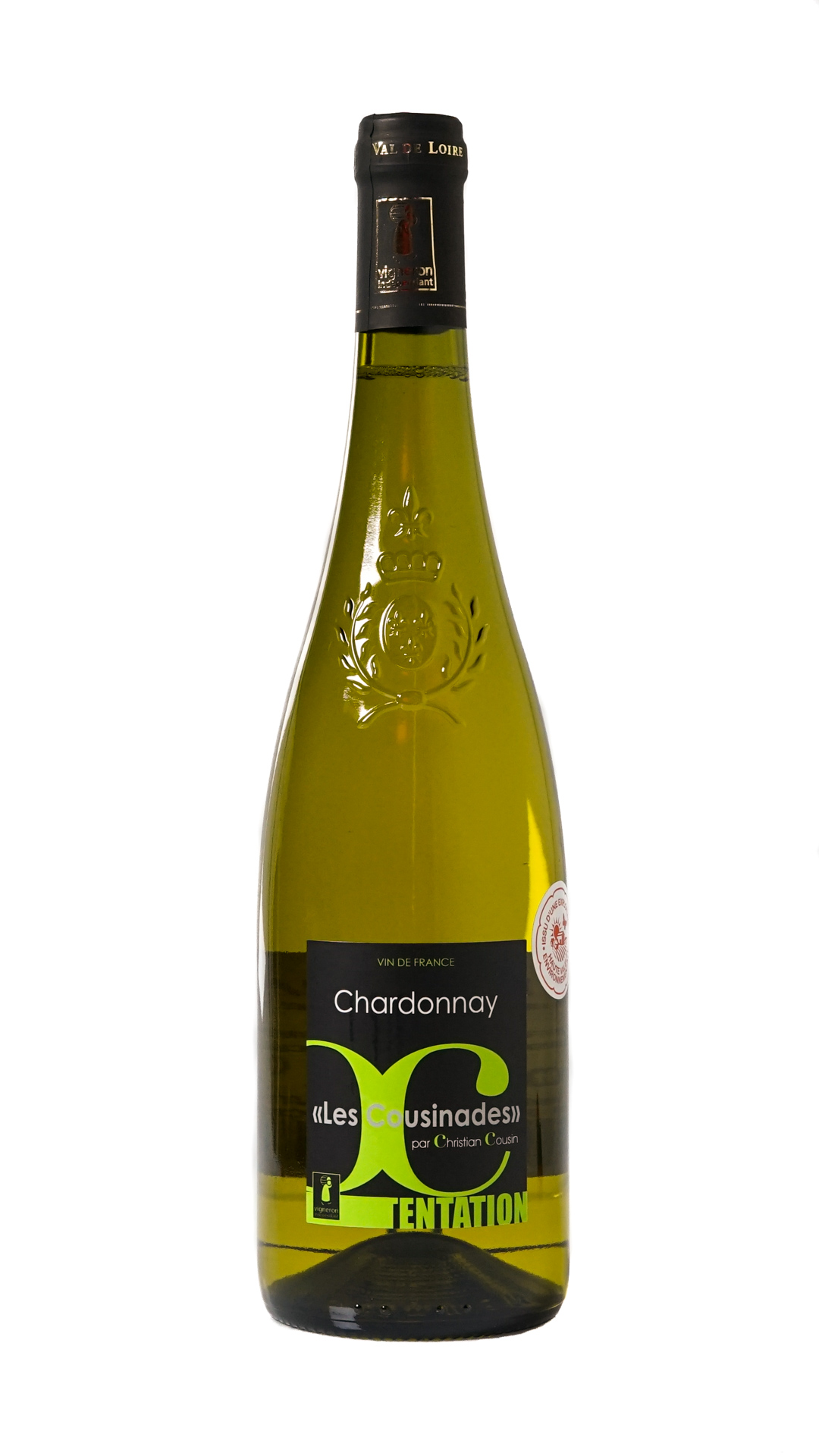 Vin Blanc Chardonnay Les Cousinades 75cl
