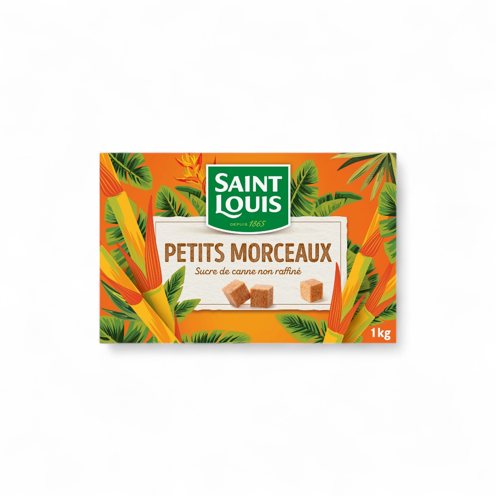 Sucre de Canne en Petits Morceaux 1kg Saint Louis