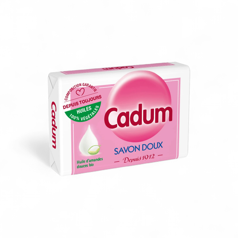 Savon Doux Huiles d\'Amandes Douces Bio 100g Cadum