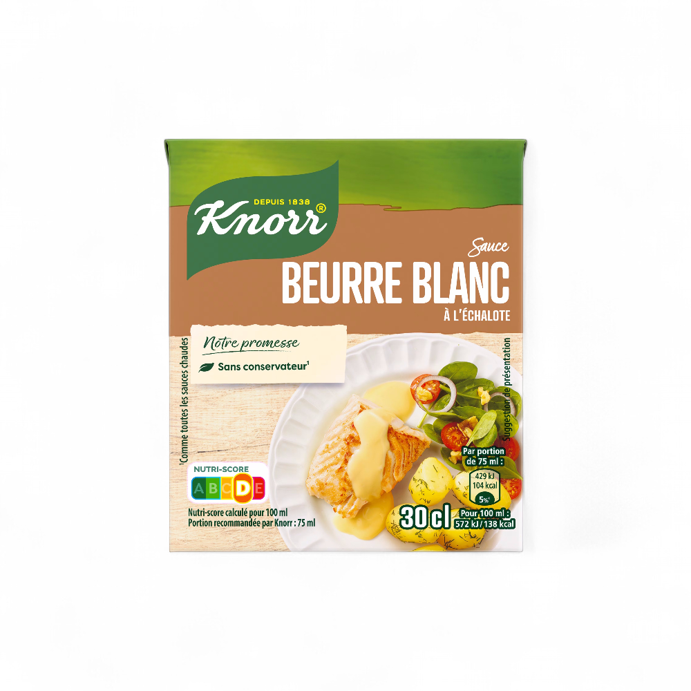 Sauce Beurre Blanc à l\'Echalote 30cl Knorr