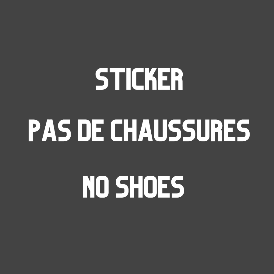 sticker-No- SHOES