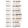 Police-ecriture