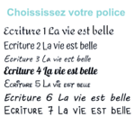 Choix de la Police (1)