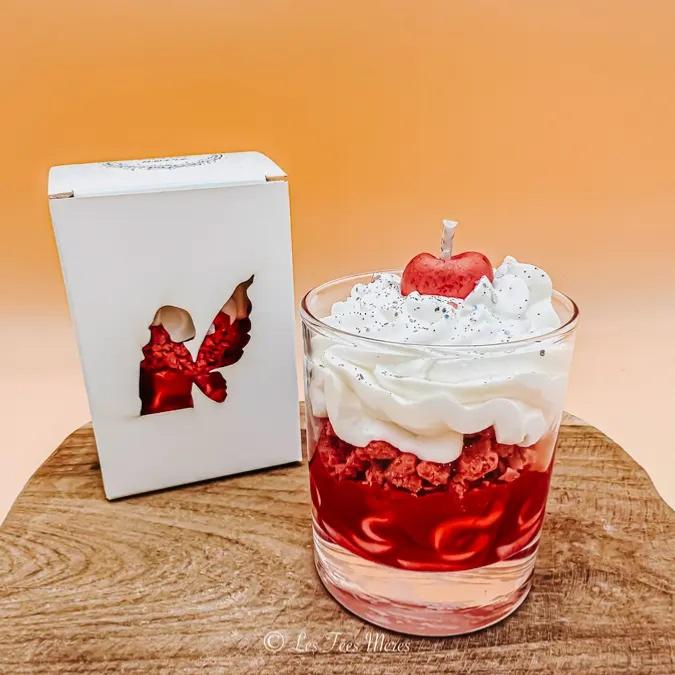 Bougie gourmande artisanale Cerise