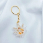 porte clés feuille de chanvre