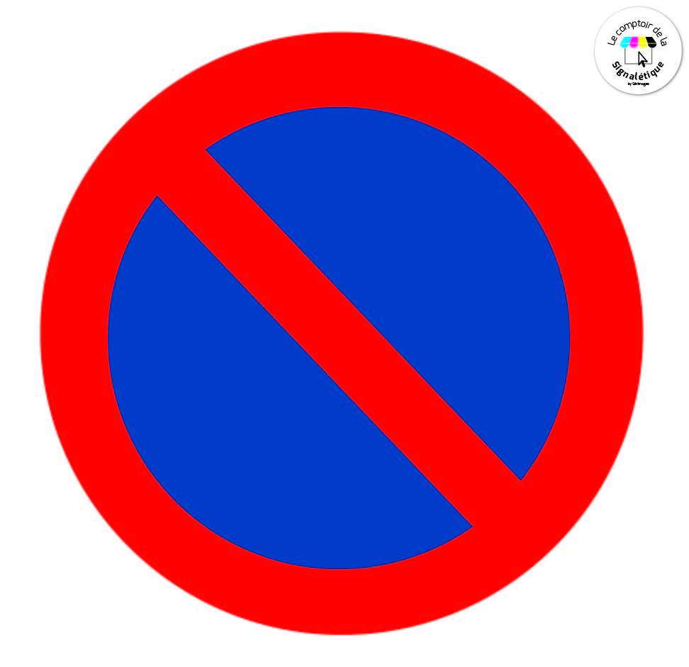 Panneau de Parking 300mm - Stationnement interdit