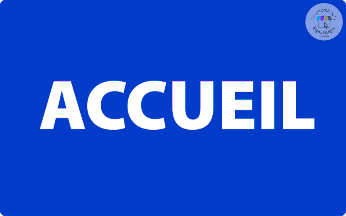 Panneau de Parking 400 x 250 mm - Acceuil