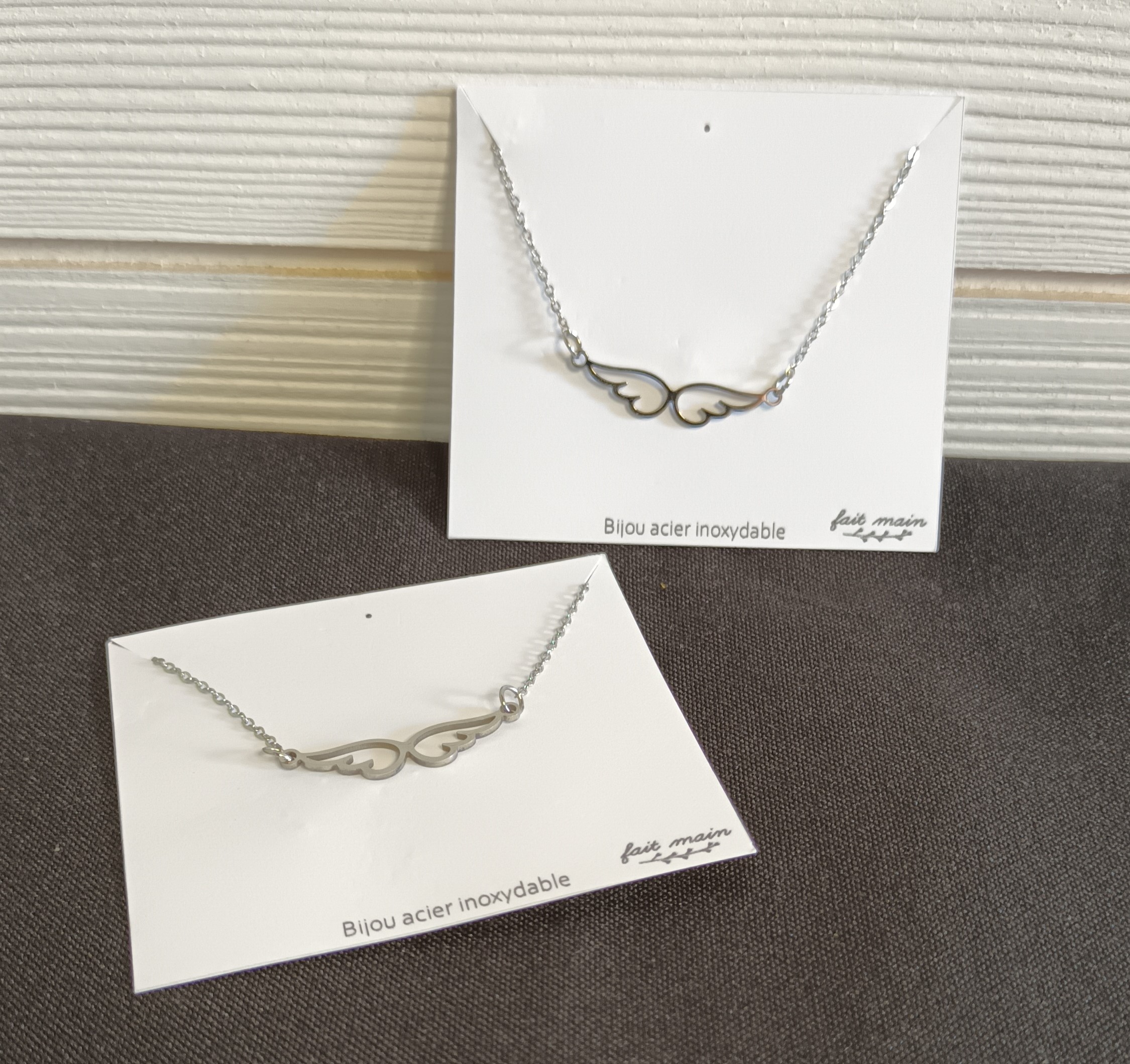 Collier ailes ras le cou Graines de Love