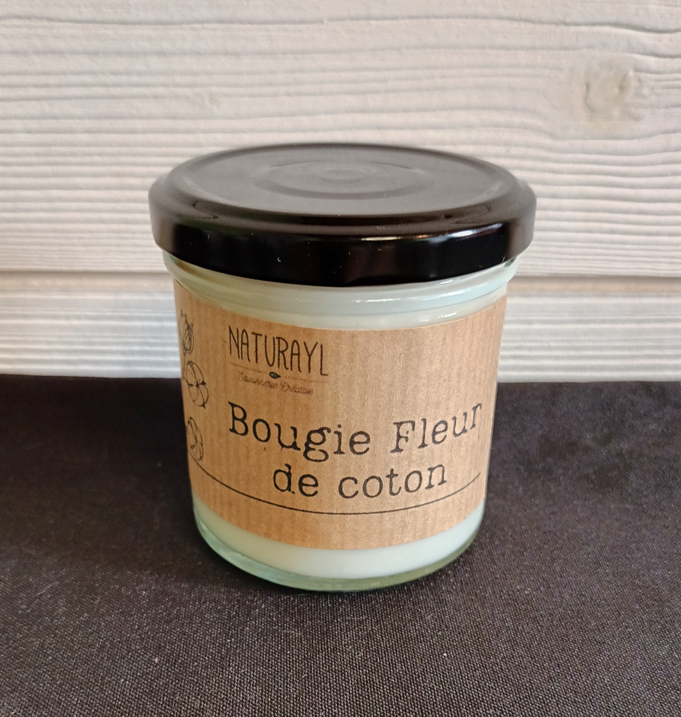 bougie fleur de coton graines de love