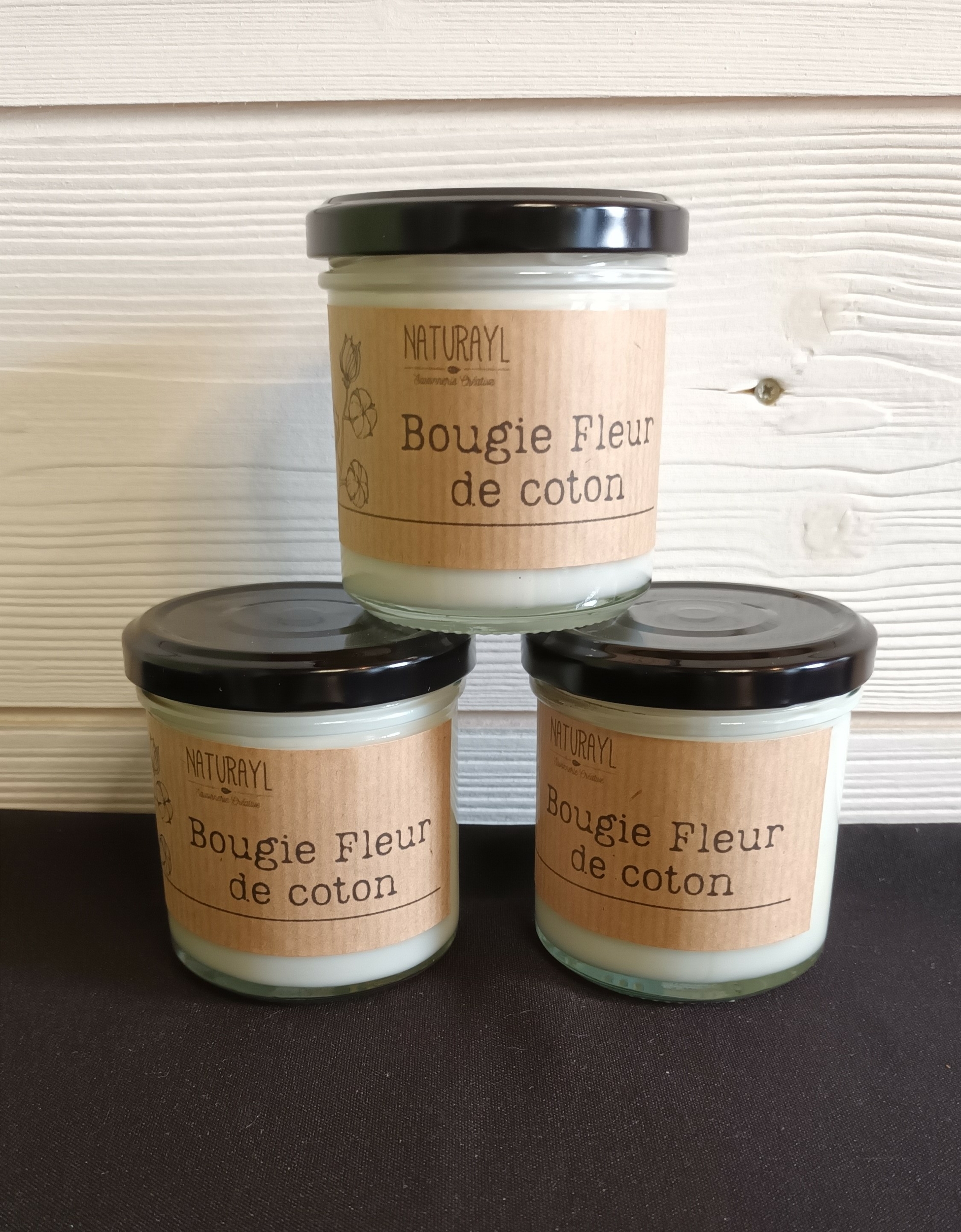 bougie fleur de coton graines de love