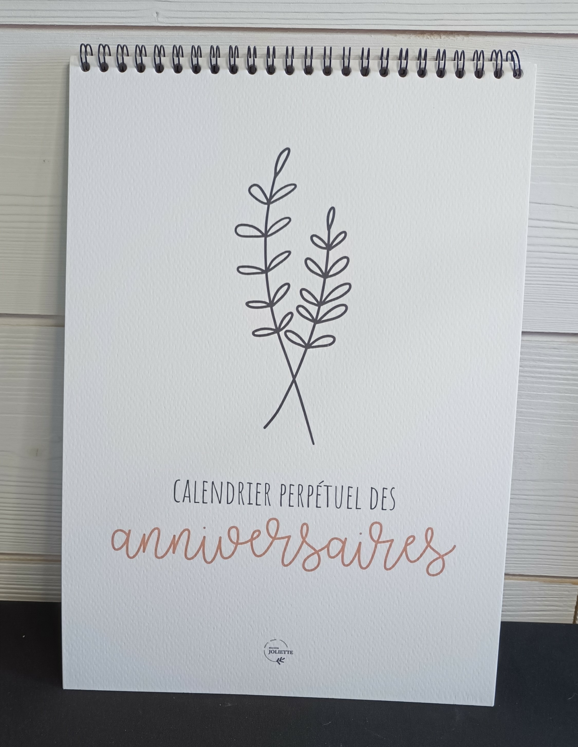 calendrier perpétuel des anniversaires Graines de Love