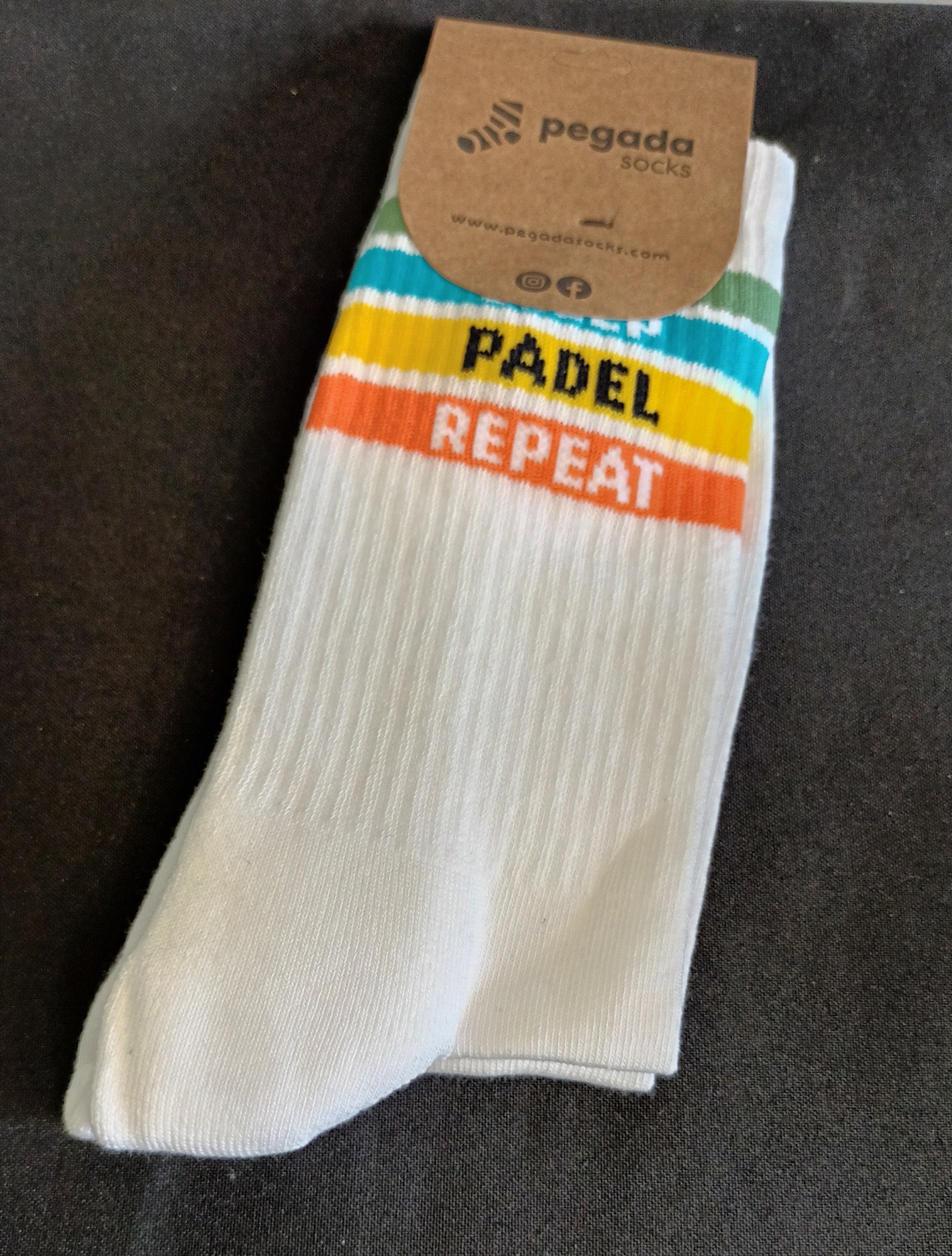 Chaussettes Eat Sleep Padel Repeat Graines de Love