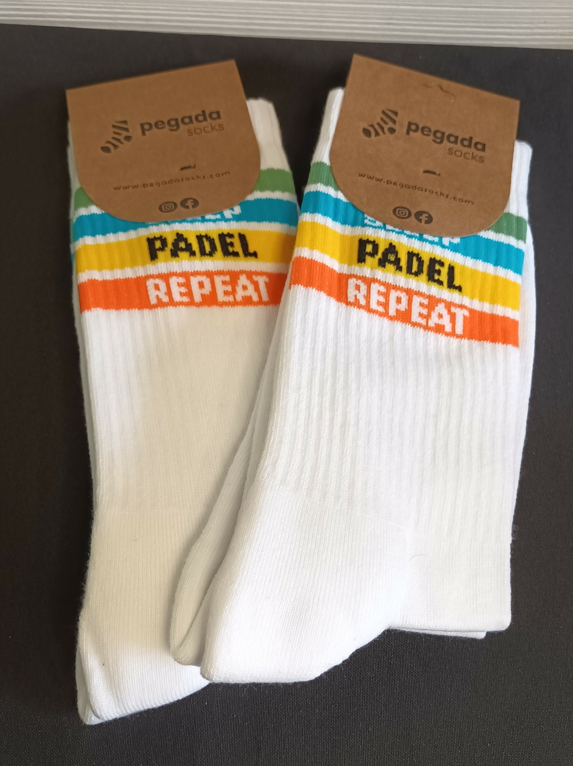 Chaussettes Eat Sleep Padel Repeat Graines de Love