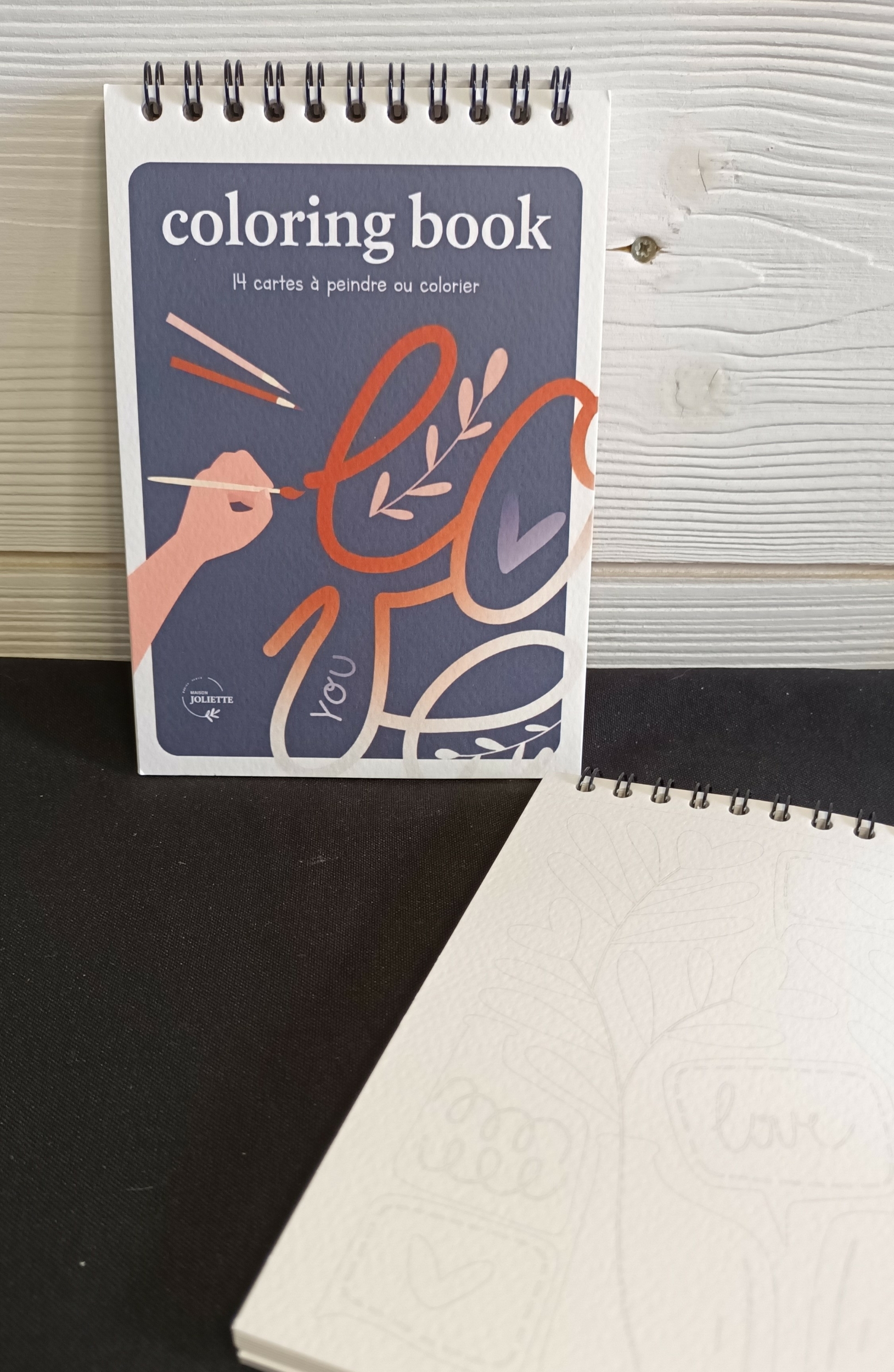 Carnet de coloriage Love Graines de Love