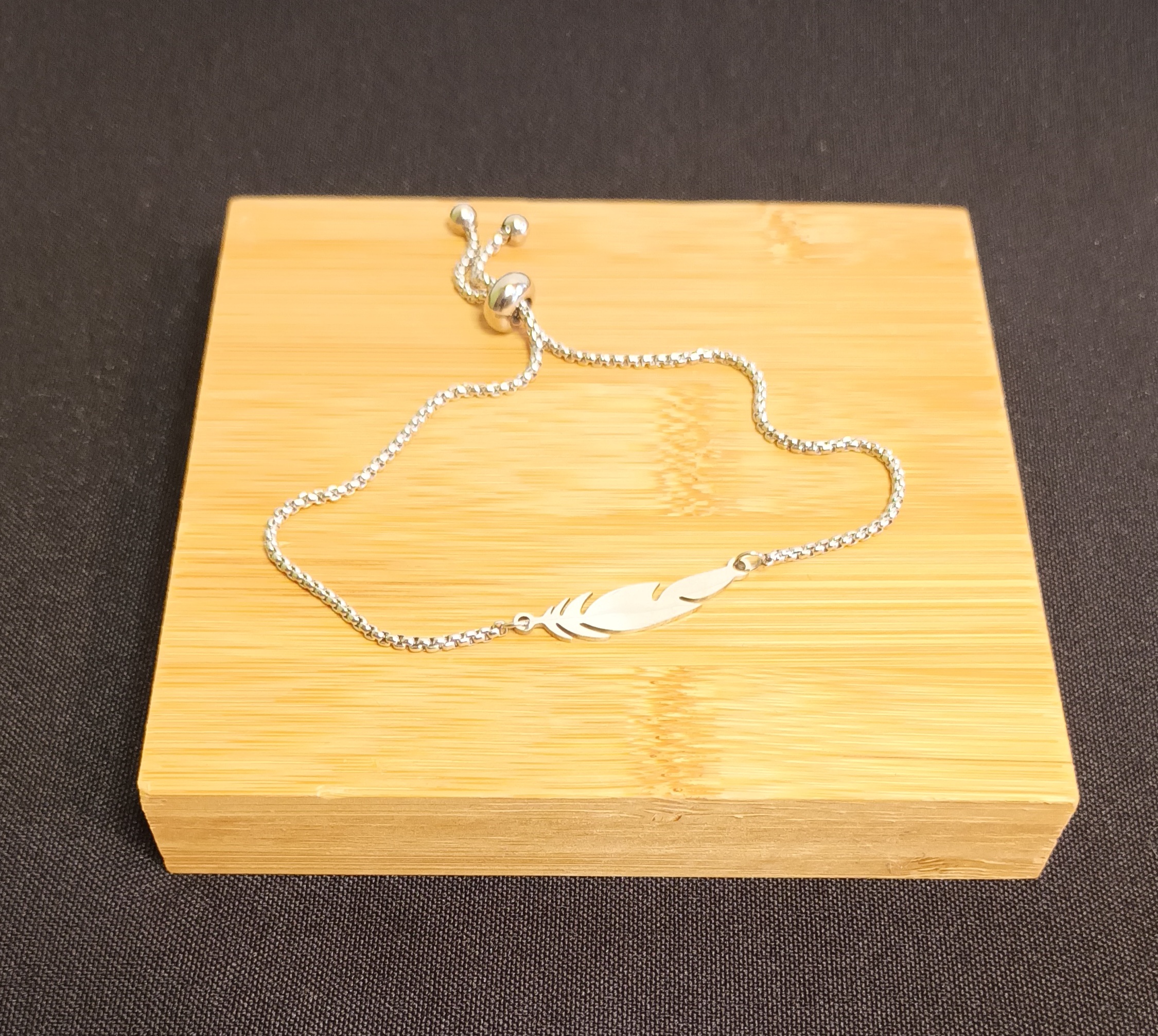 Bracelet plume Graines de Love