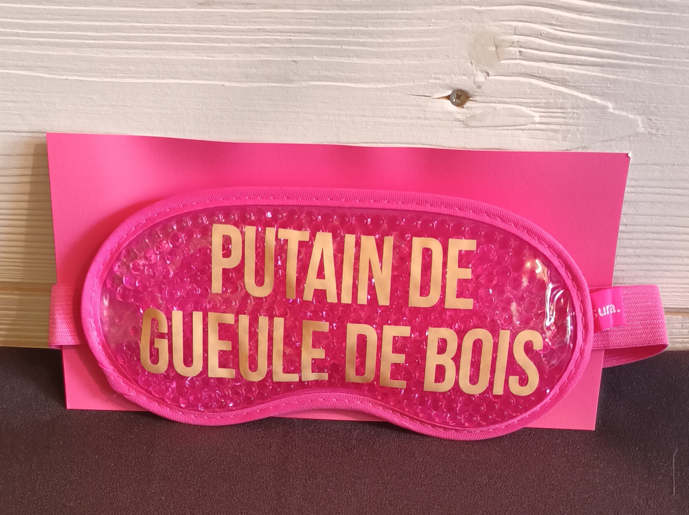 Masque yeux Putain de gueule de bois Graines de Love