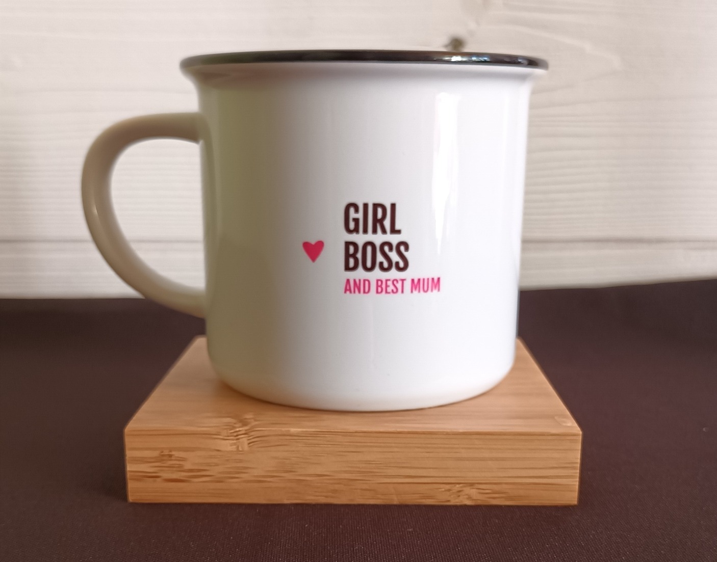 Mug Girl boss and best mum Graines de love