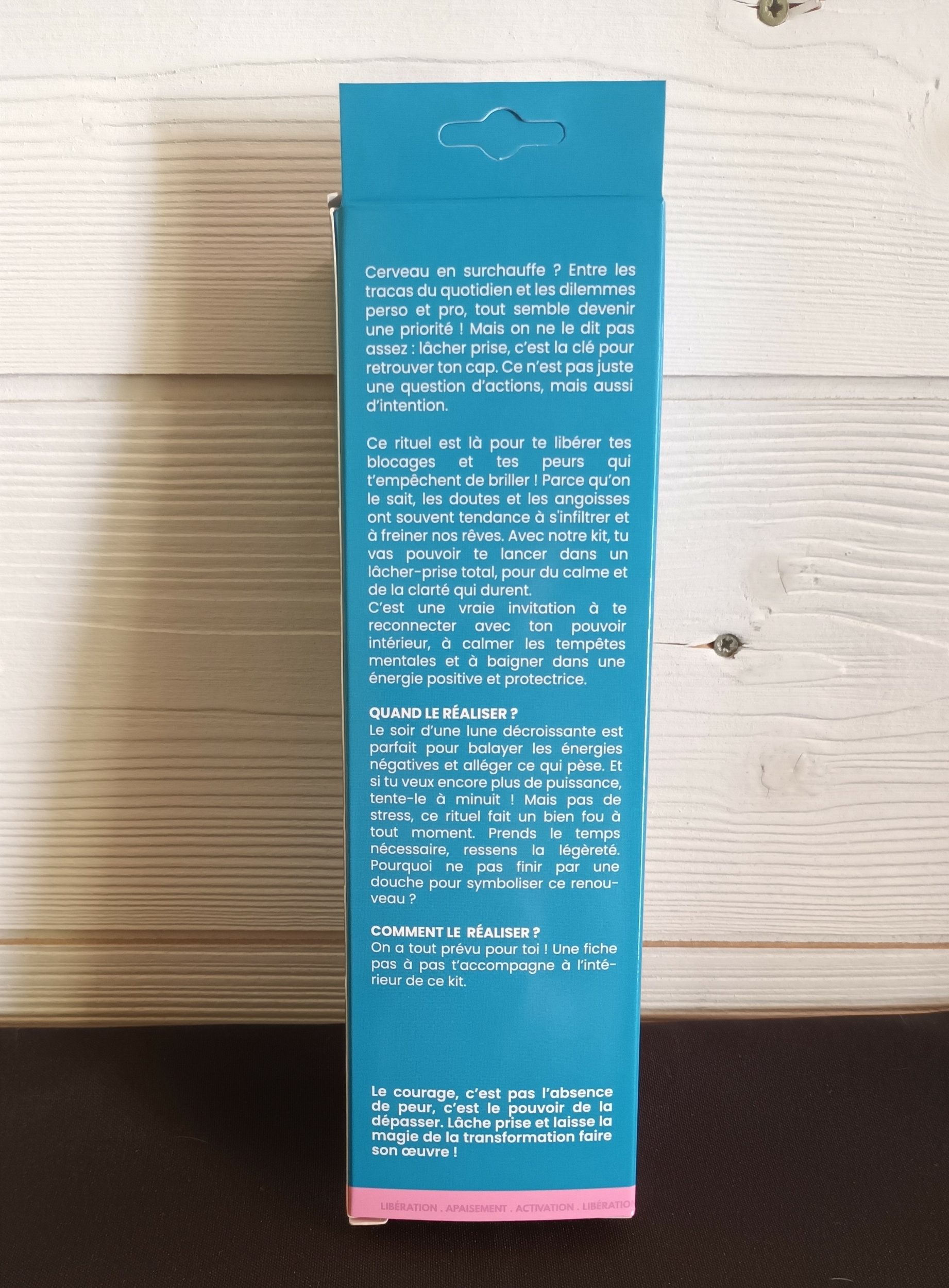 Rituel lâcher prise Graines de love