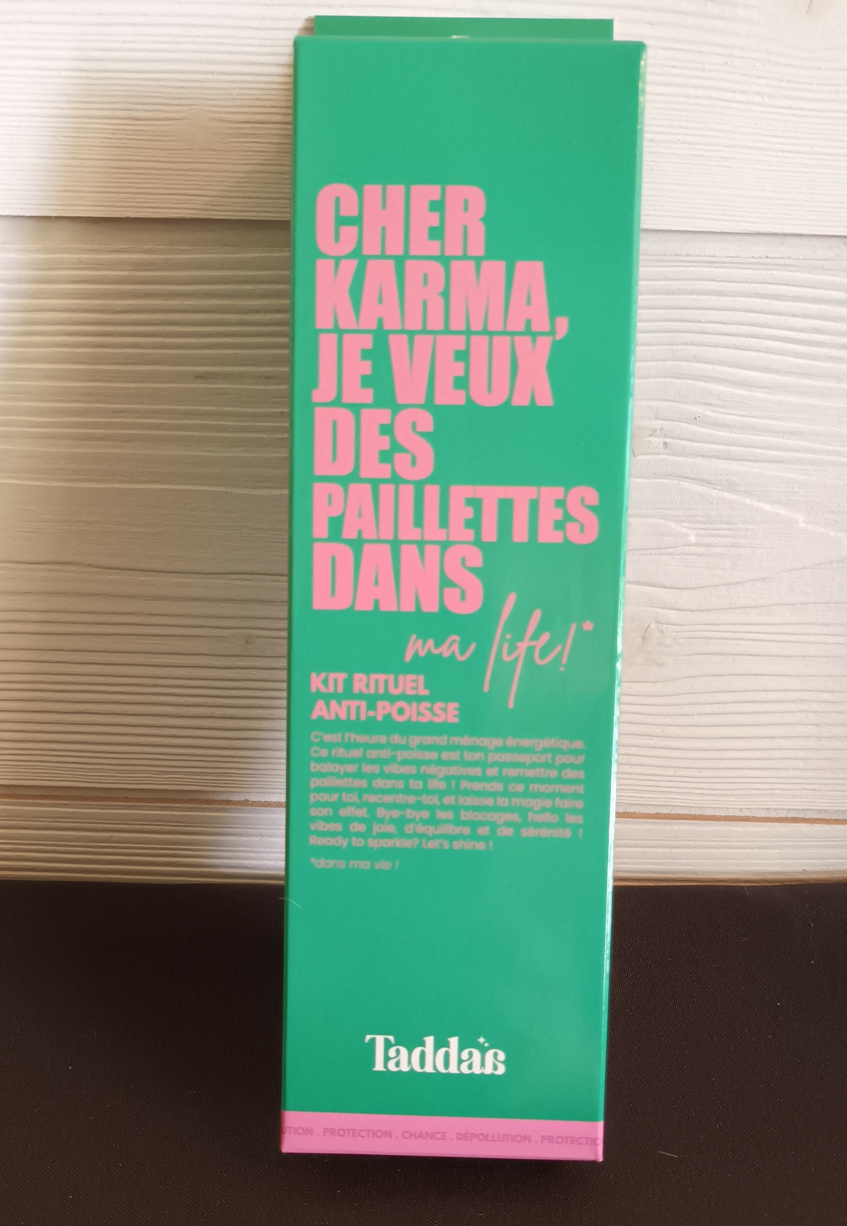 Rituel Cher karma je veux des paillettes dans ma life Graines de love