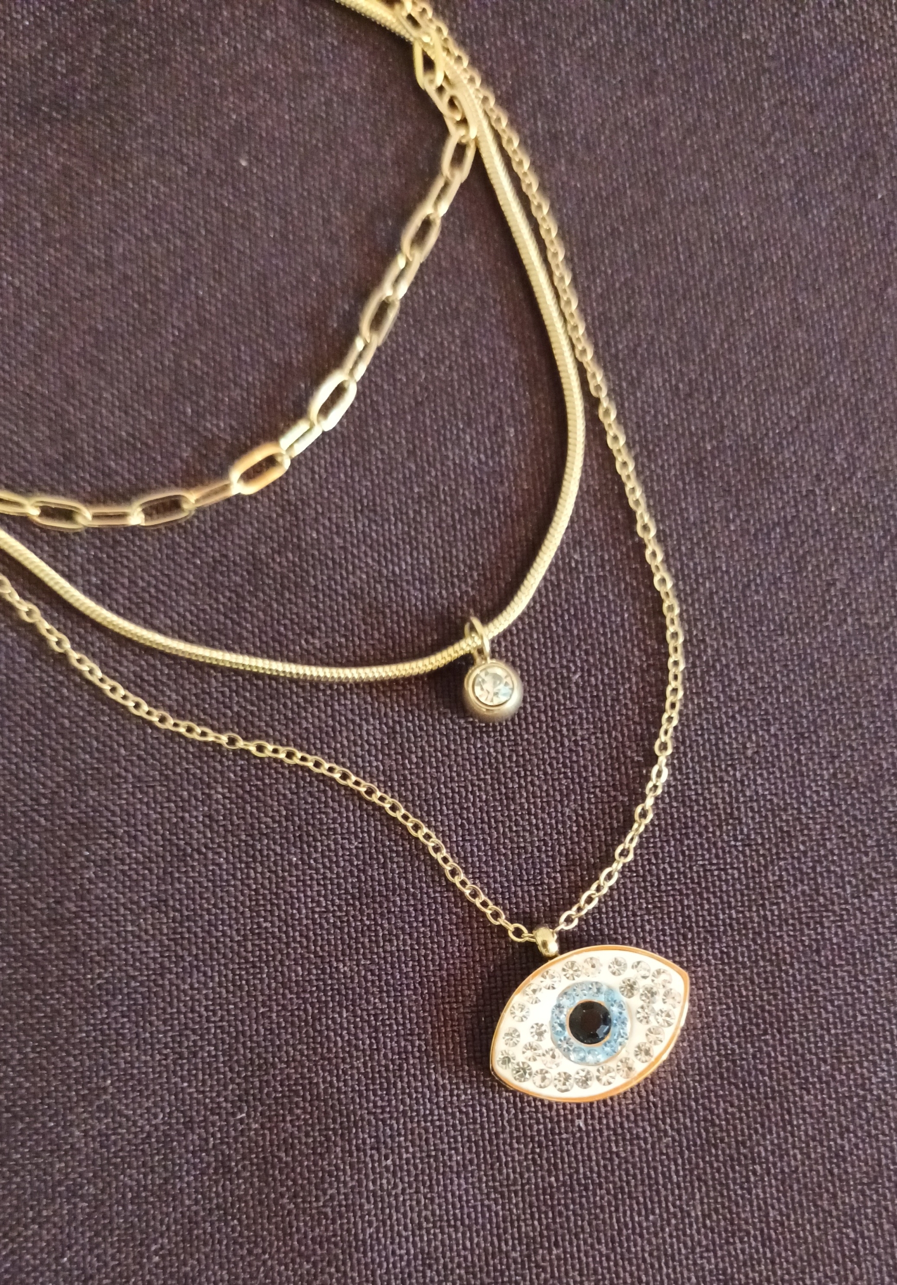 Collier oeil Isis Graines de Love