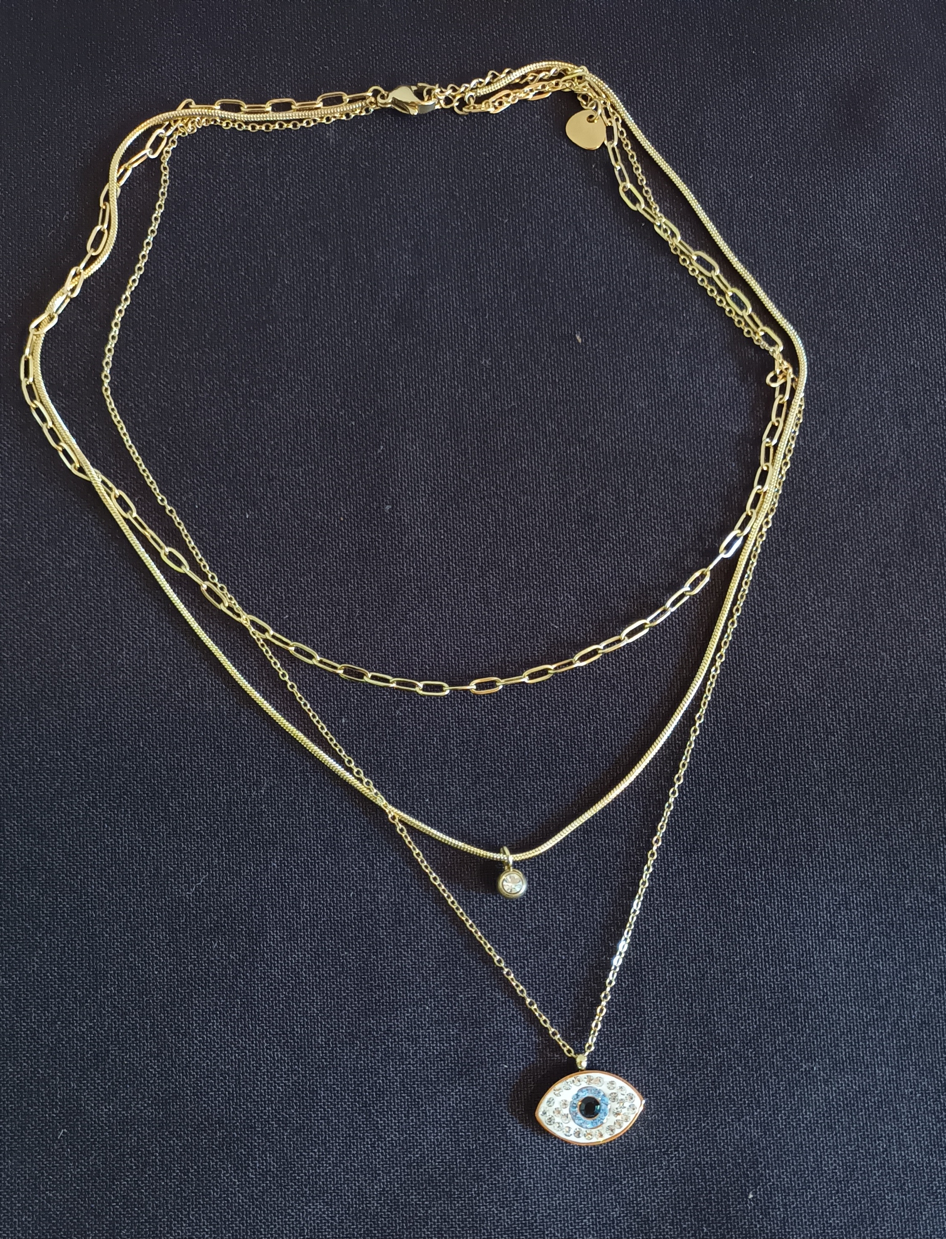 Collier oeil Isis Graines de Love