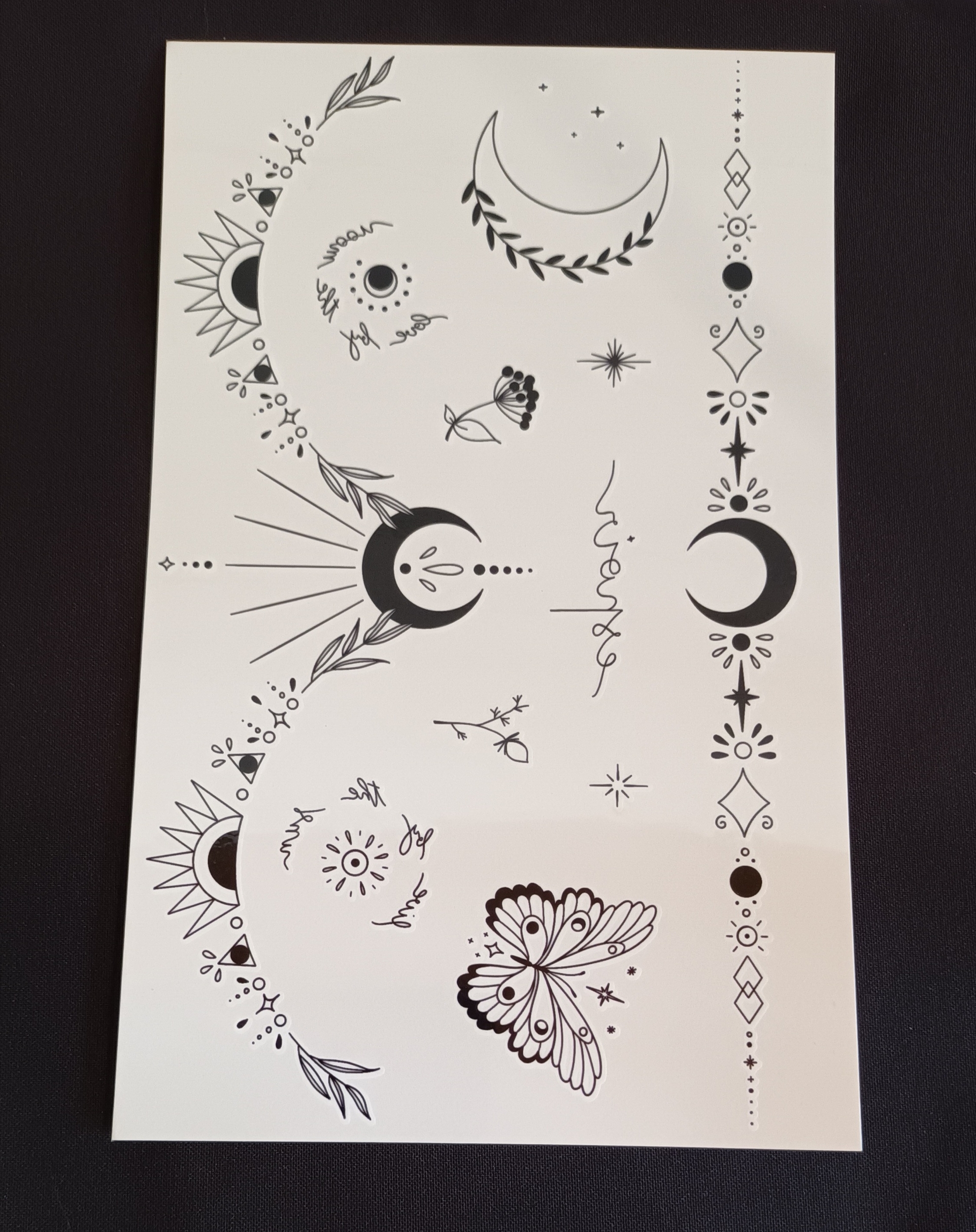 Tatouages éphémères Graines de Love