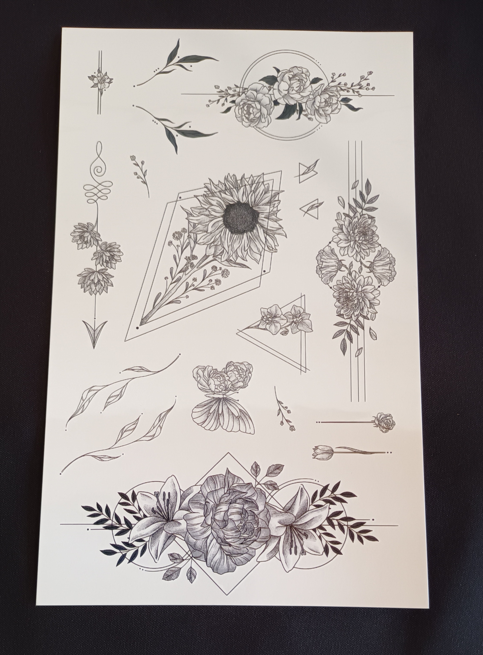 Tatouages éphémères Graines de Love