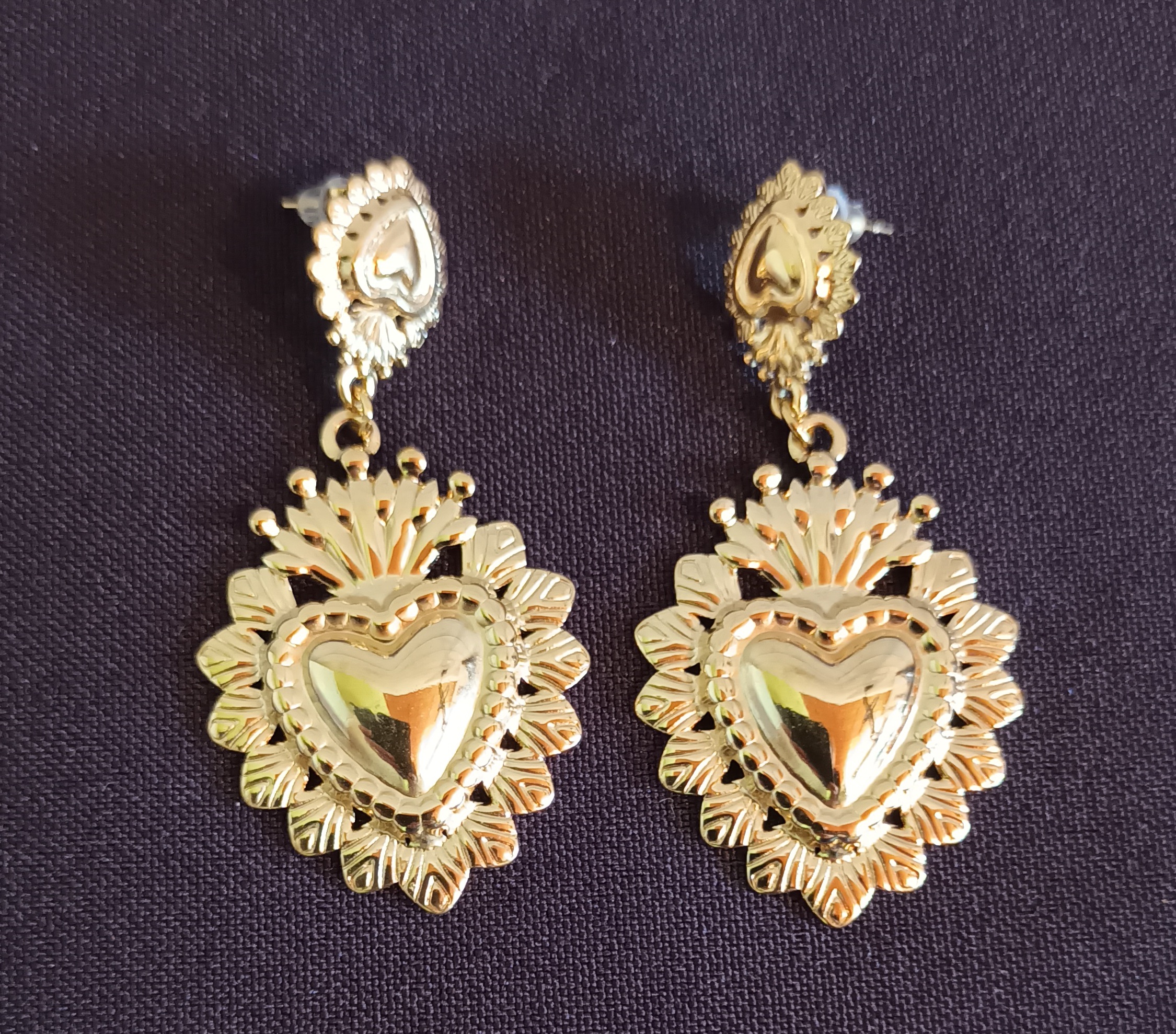 Boucles oreilles coeur Graines de Love